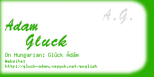 adam gluck business card